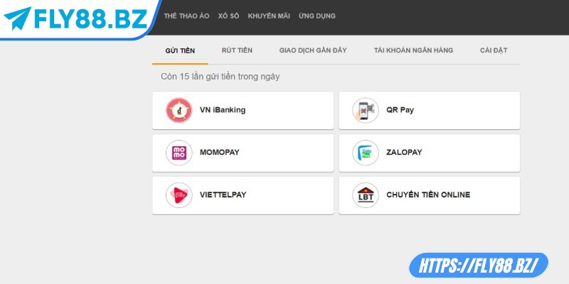 Rút tiền Fly88 – Chạm nhẹ để tiền về trong tích tắc 2 Quy trình rút tiền chi tiết